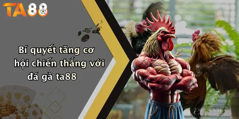 Bí quyết tăng cơ hội chiến thắng với đá gà ta88